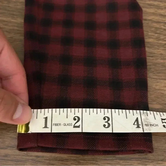 ❤️ Gap black and red square pull up pants size S - Picture 11 of 12